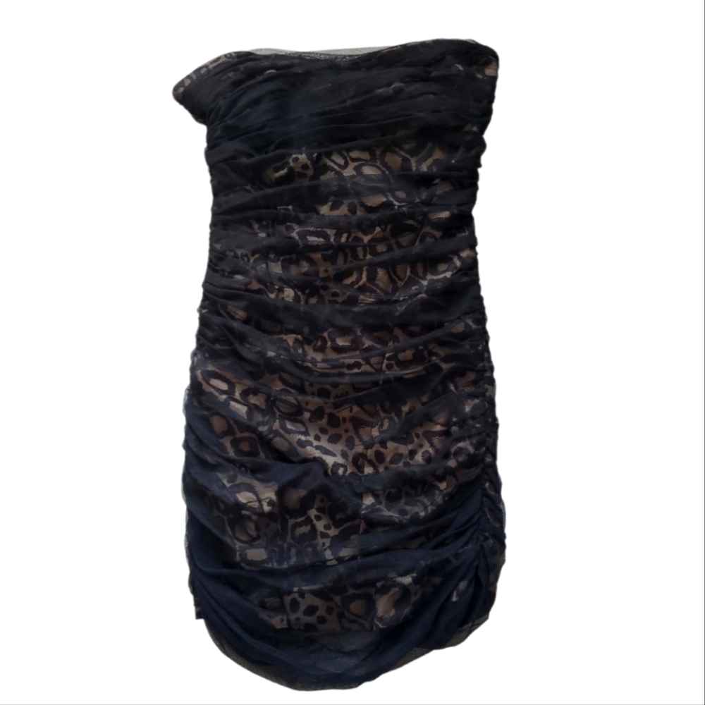 🆕️ Leopard 🐆 Armani Exchange Strapless Mini Dress